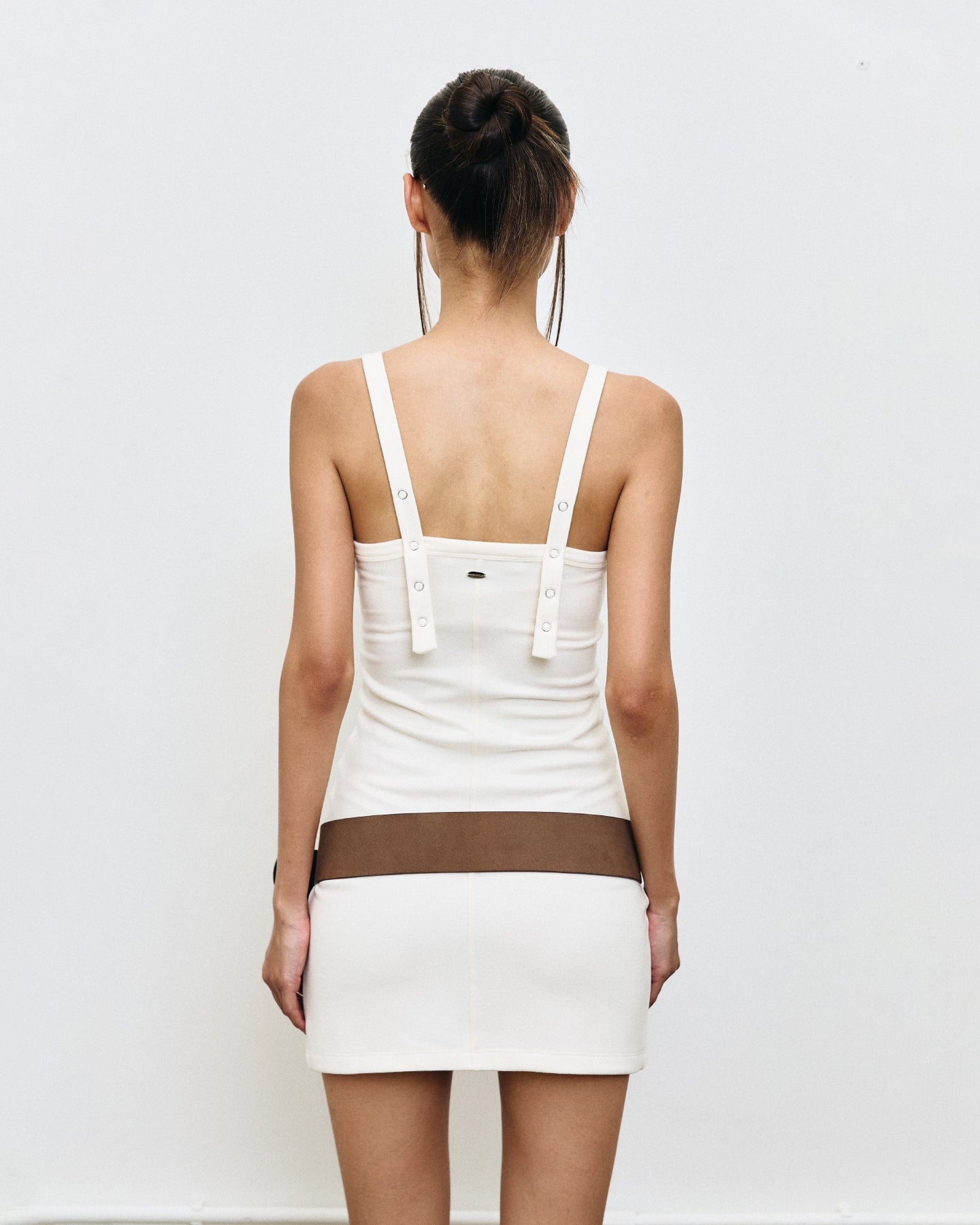 CARRIE MINI DRESS IN VANILLA