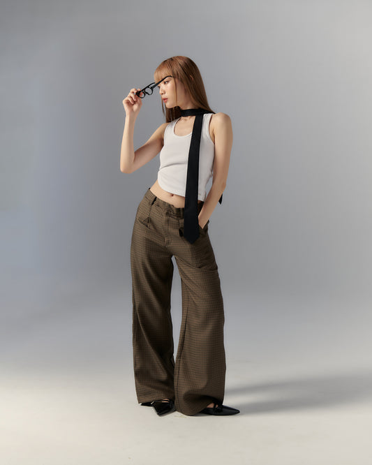 CLASSIC LW TROUSERS IN CHECKED
