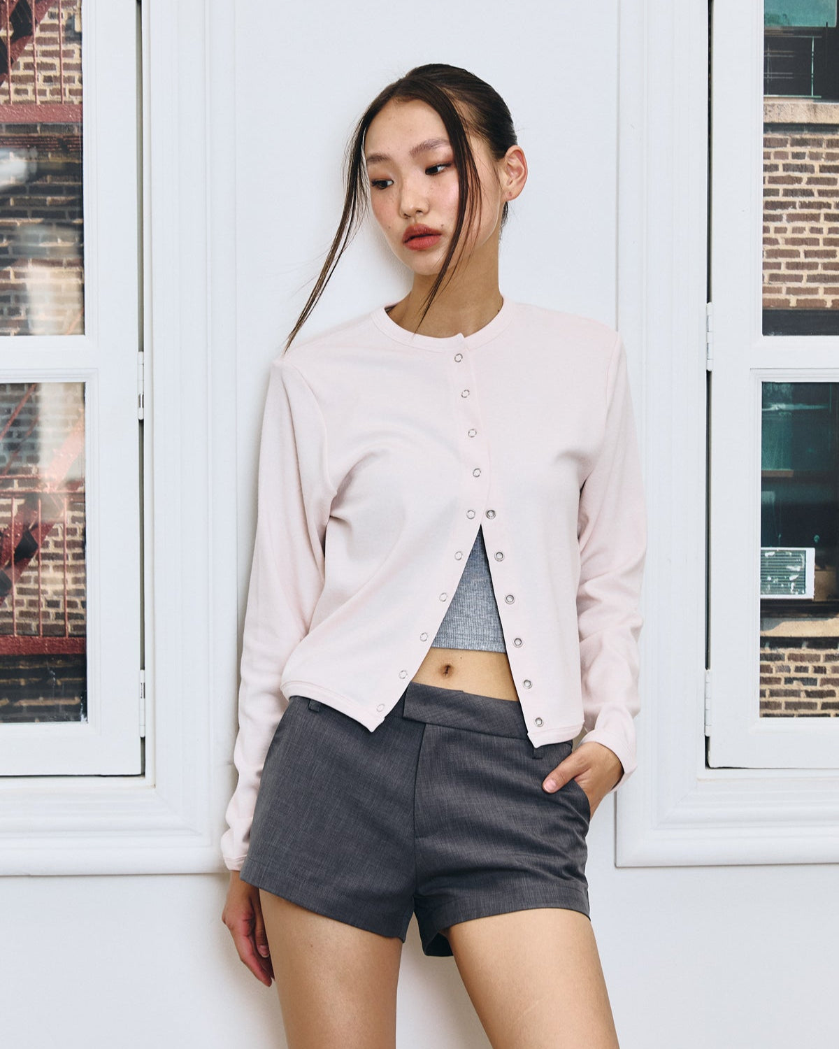 CAMILA CARDIGAN IN BABY PINK