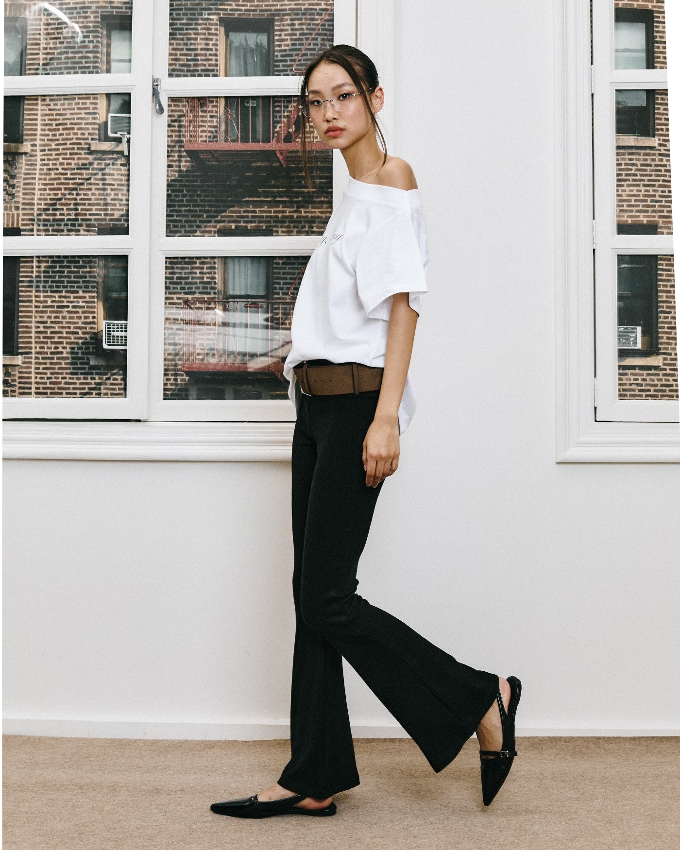 KATE FLAREPANTS IN BLACK