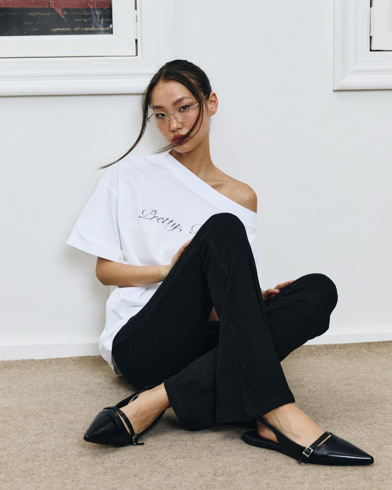KATE FLAREPANTS IN BLACK