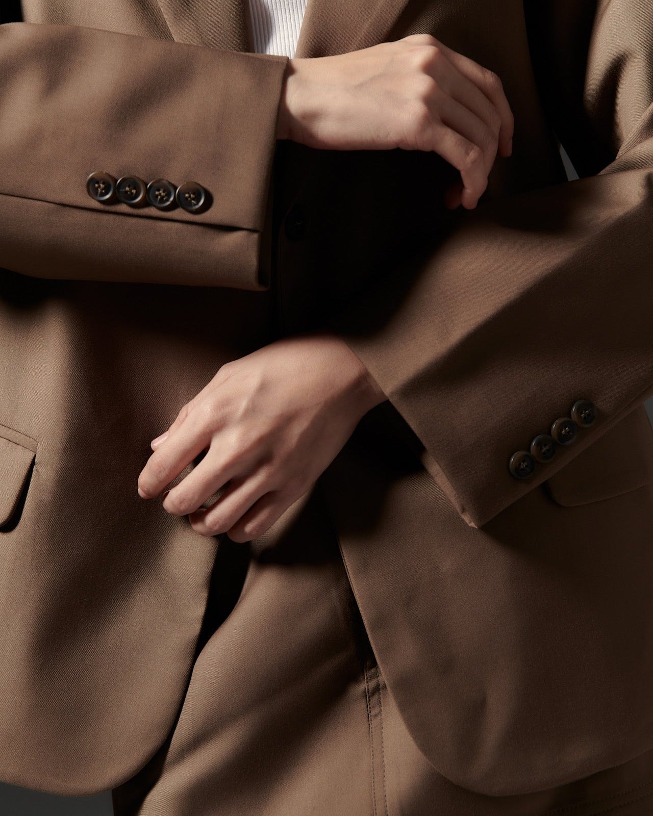 COCO BLAZER IN CARAMEL