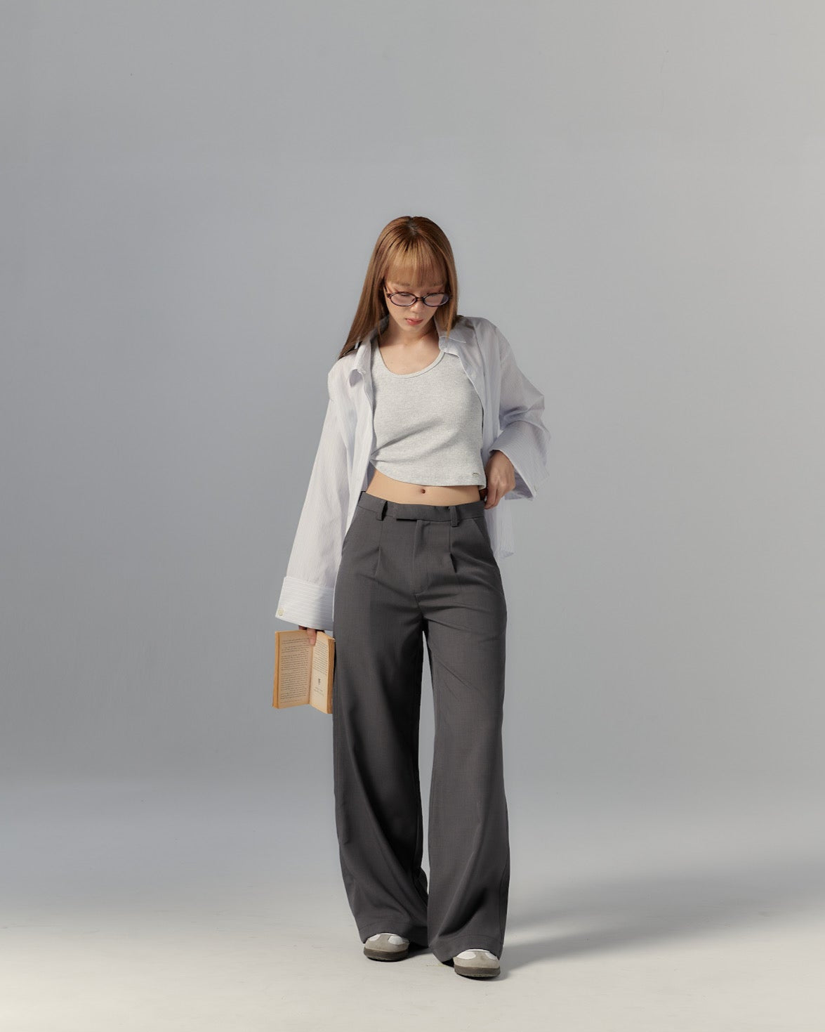 CLASSIC LW TROUSERS IN DARK GREY