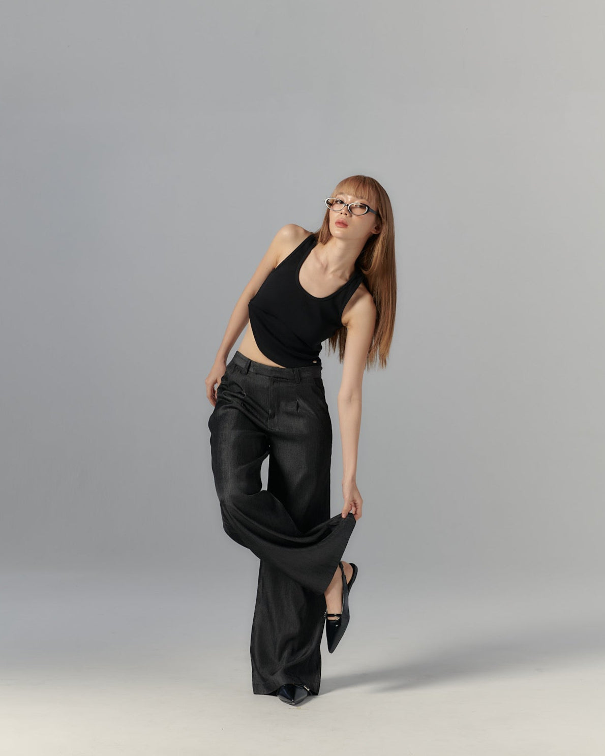 CLASSIC LW TROUSERS IN SPARKLING DENIM