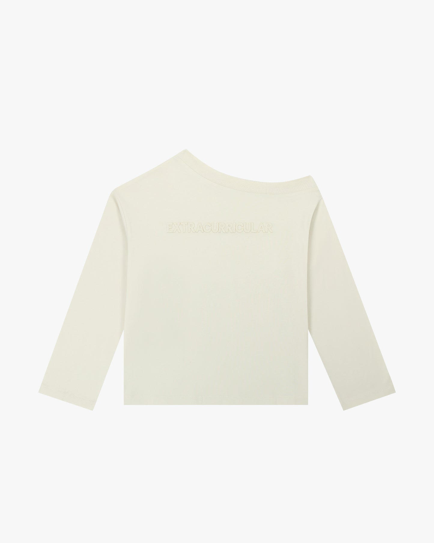 LONGSLEEVE OFF-SHOULDER IN CREAM