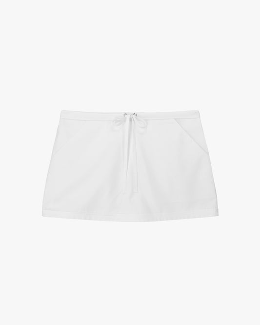 BLAIRE MINI SKORT IN WHITE