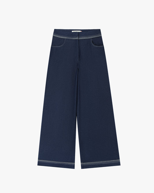 ZOE DENIM TROUSER IN STARRYNIGHT