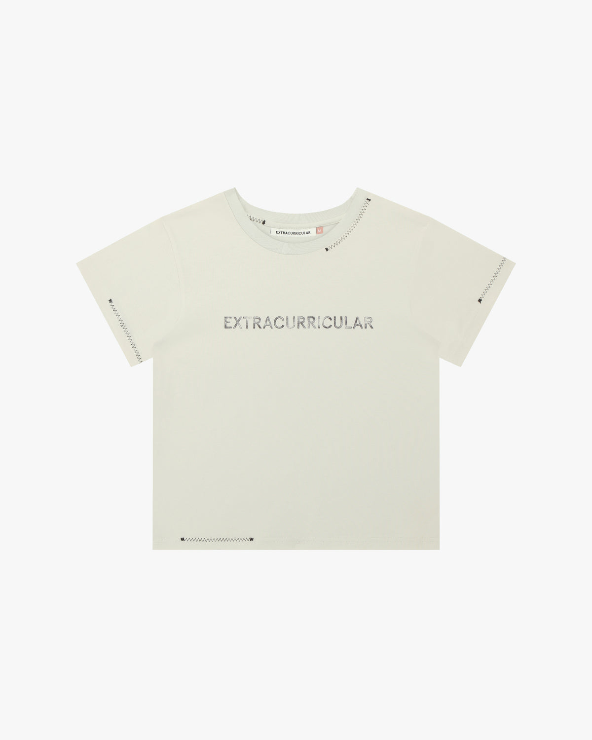 REWORKED LOGO TEE IN CREAM