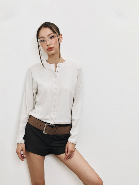 CAMILA CARDIGAN IN OATMILK