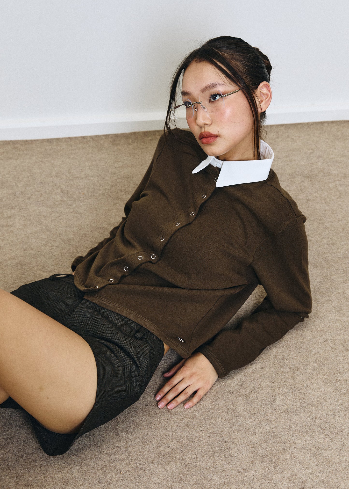 CAMILA CARDIGAN IN CHOCOLATE