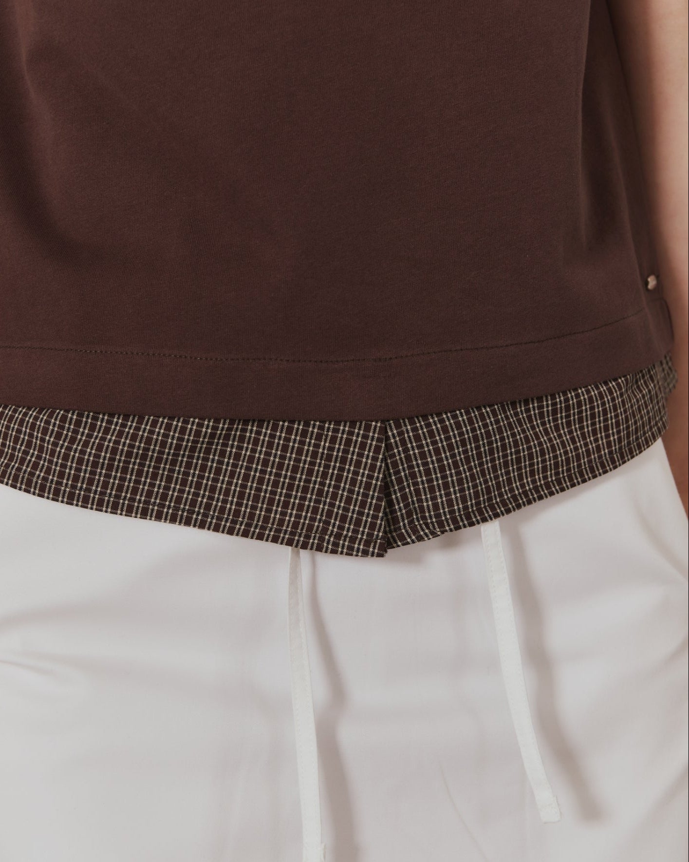 LAYERED POLO IN BROWN