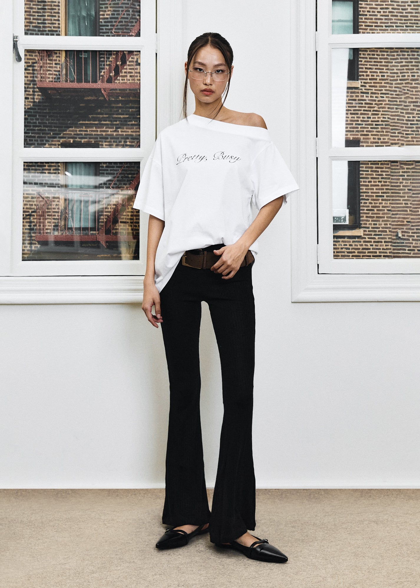 KATE FLAREPANTS IN BLACK