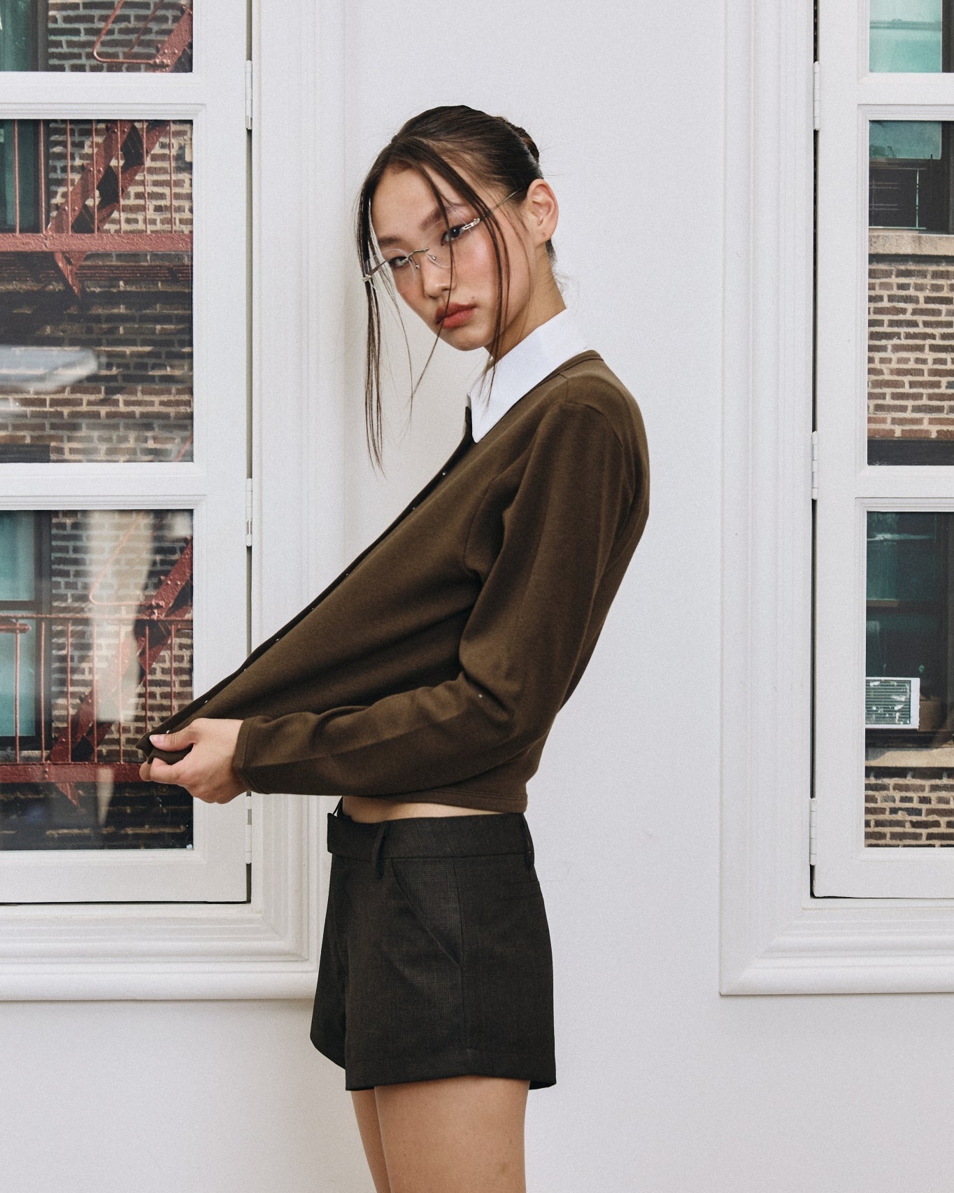 CAMILA CARDIGAN IN CHOCOLATE