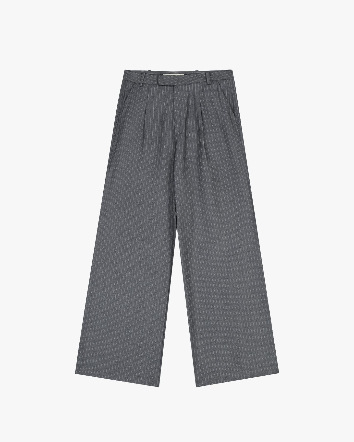 CLASSIC LW TROUSERS IN DARK GREY PINSTRIPES