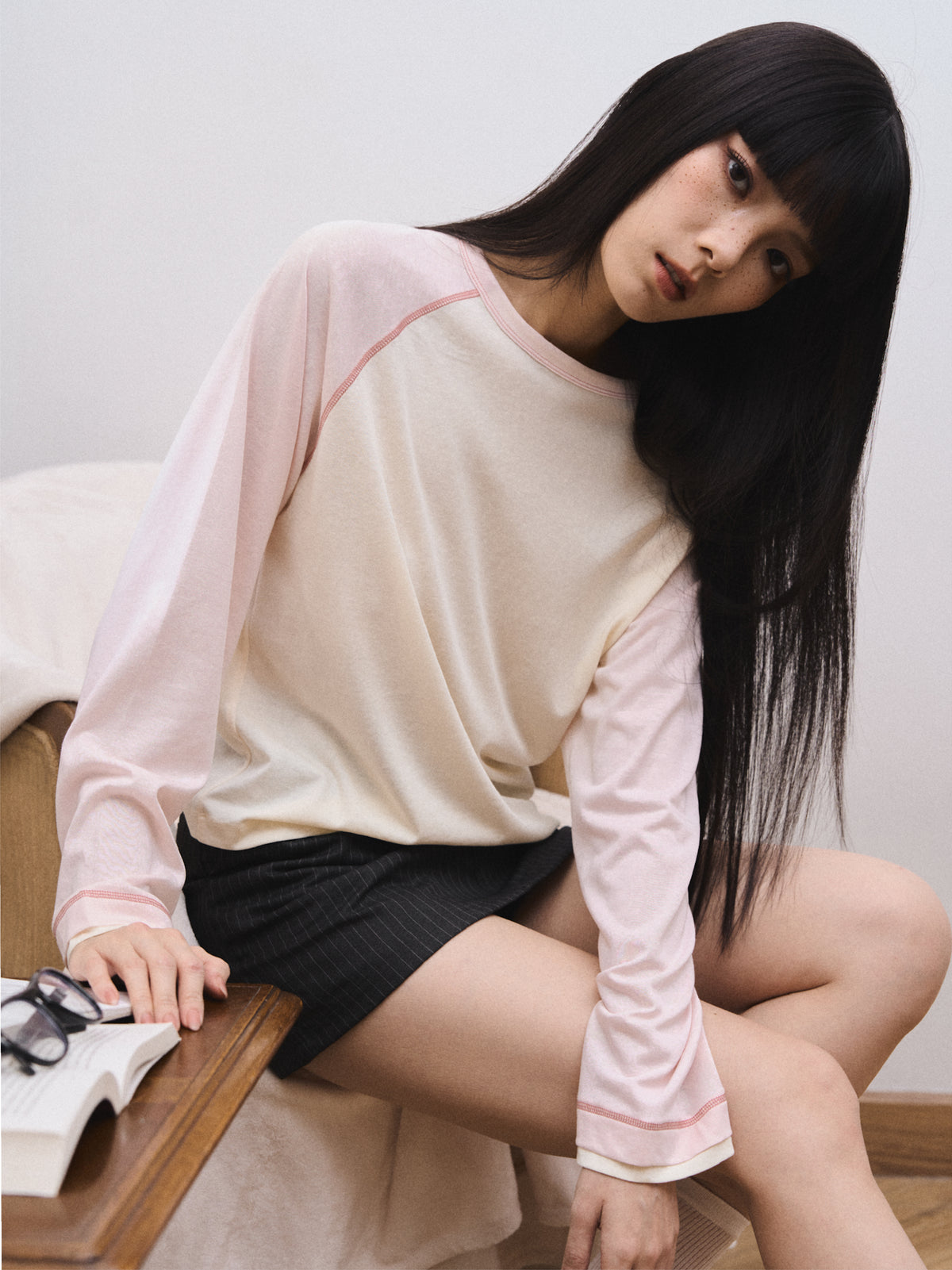 REGLAN LONGSLEEVE IN PINK