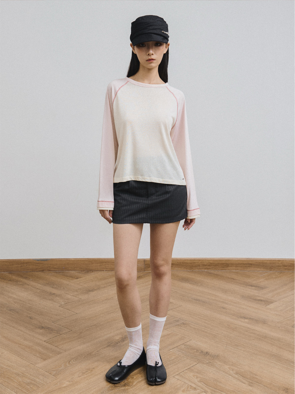 REGLAN LONGSLEEVE IN PINK