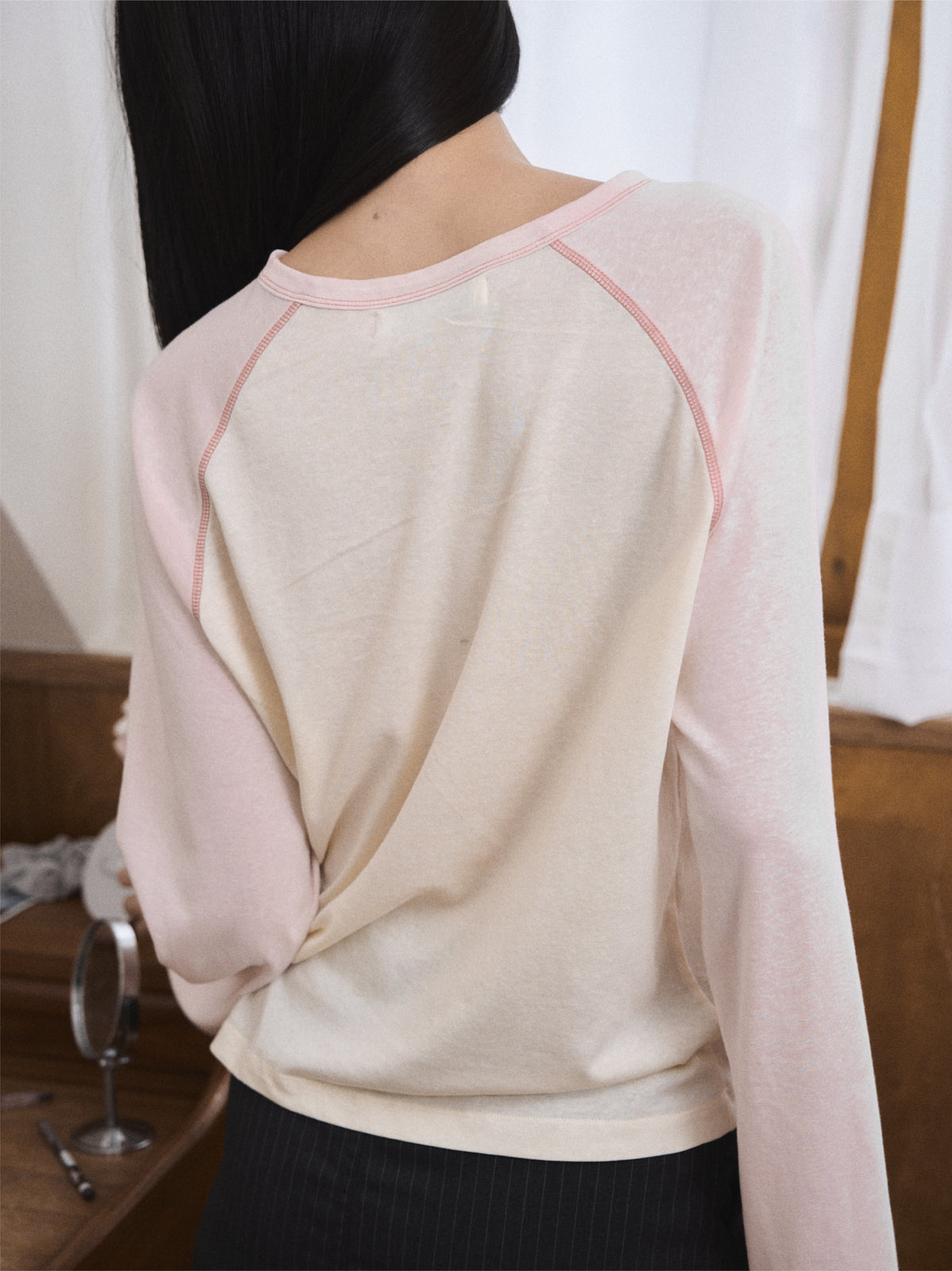 REGLAN LONGSLEEVE IN PINK