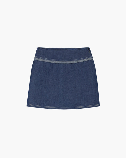 ZOE DENIM SKORT IN STARRYNIGHT