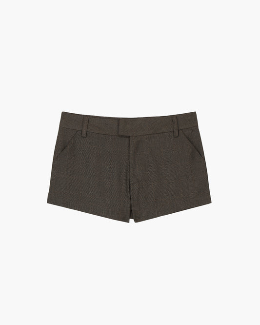 MICROSHORTS IN BROWN